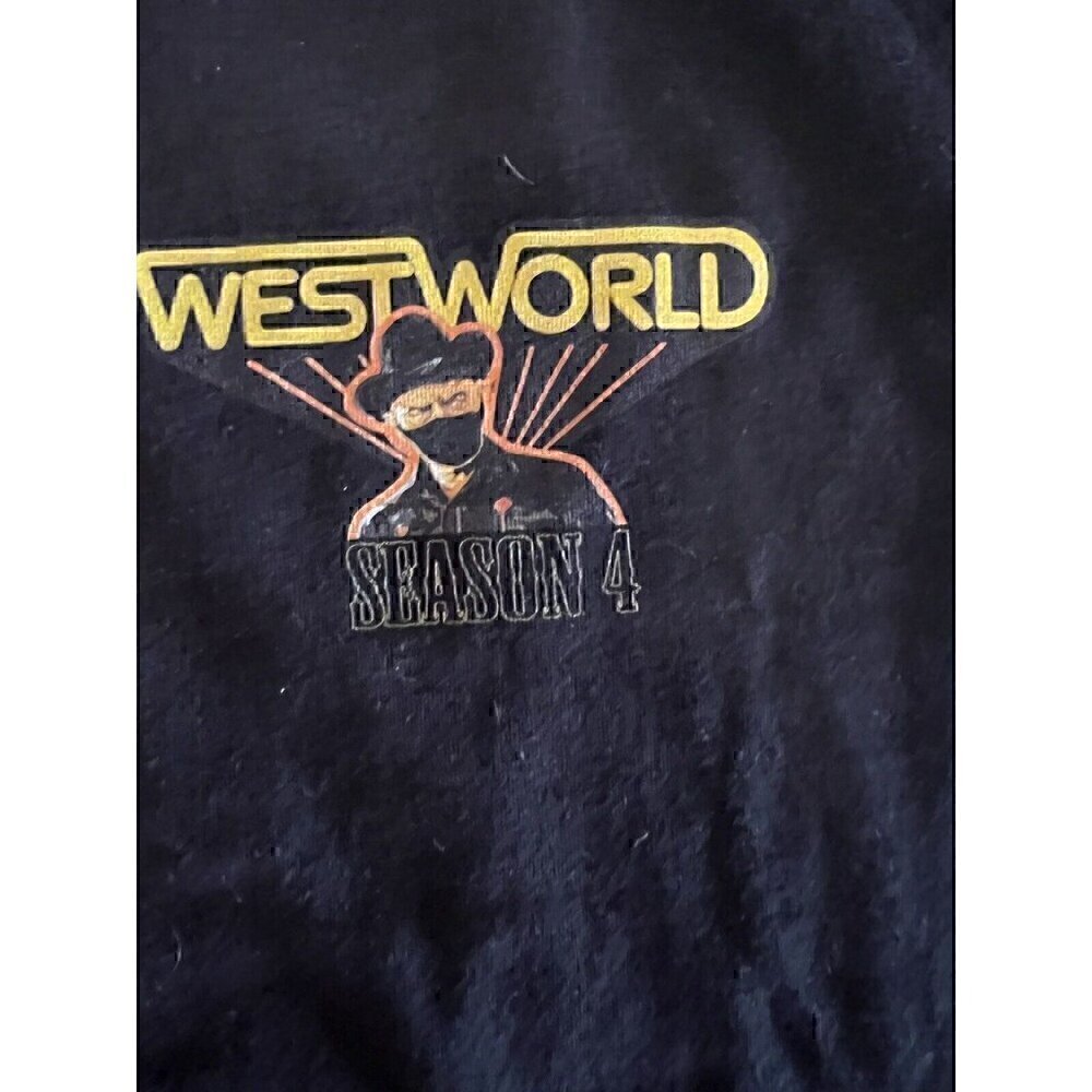 WestWorld Cast Crew T-shirt RARE Set Dec Mashas Game Black Size L - Picture 3 of 7